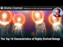 Image of blank beings with halos around their heads